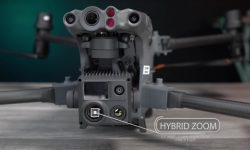 Câmera com zoom óptico de 16x